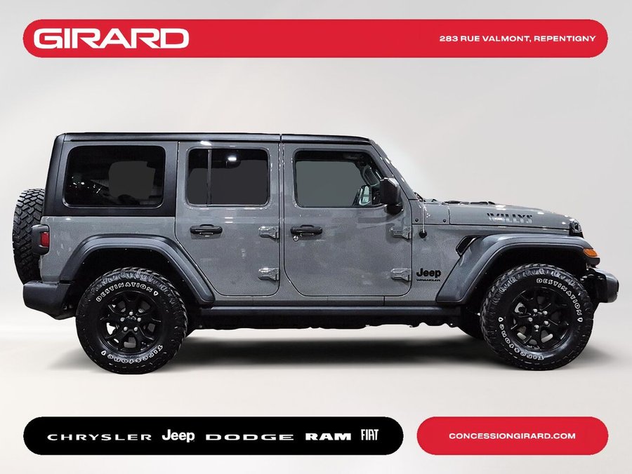 2023 JEEP WRANGLER WILLYS gray