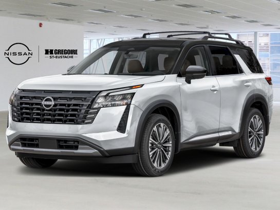 2026 Nissan Pathfinder Platinum Everest While Pearl Tricoat/Super Black