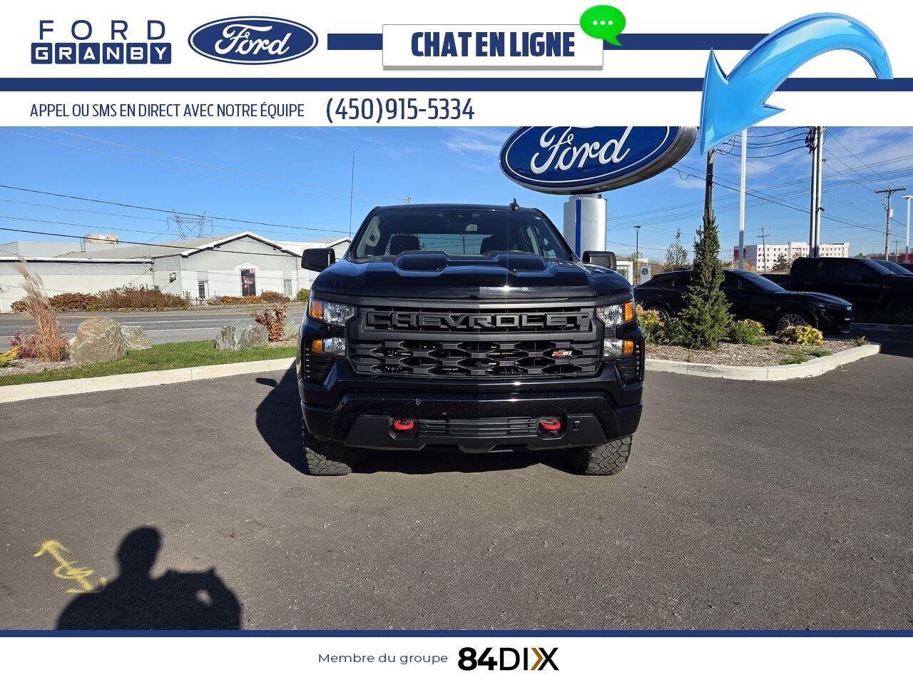 Chevrolet Silverado 1500 2023 Noir Granby - photo #1