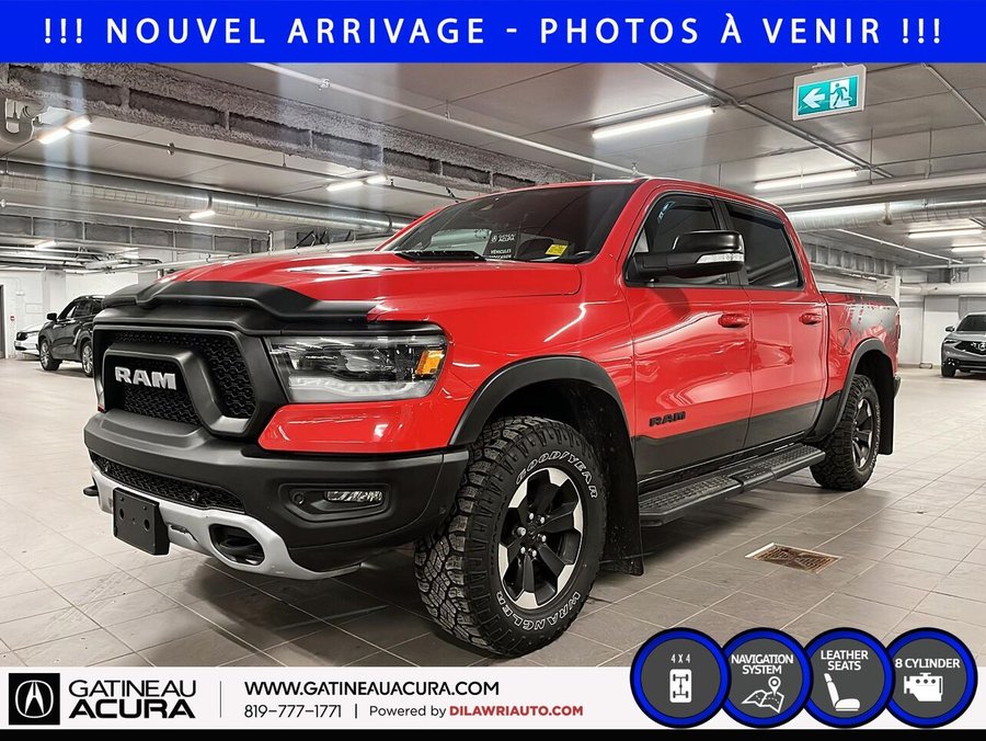 Ram 1500 Rebel Crewcab 4x4 2022 Rouge