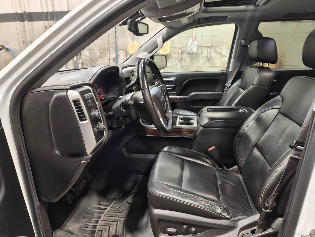 2015 GMC Sierra 1500 4WD Crew Cab 153.0 SLT White Sherwood Park - photo #7