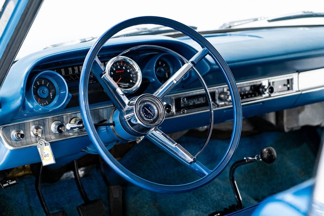 1963 Ford Galaxie 500 *PRIX EN USD* 406 Cu In TriPower 4-Speed Convertible Blue Montreal - photo #10