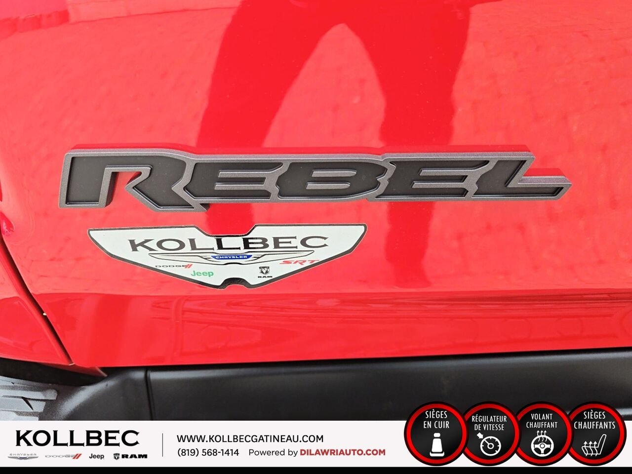 RAM 1500 Rebel GT Crewcab 4x4 2022 Rouge Ottawa & Gatineau - photo #16