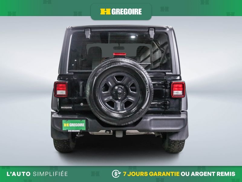 Jeep Wrangler 730494A | SPORT 4WD AUTO MAGS CAM RECUL BLUETOOTH 2022 Noir Laval - photo #5