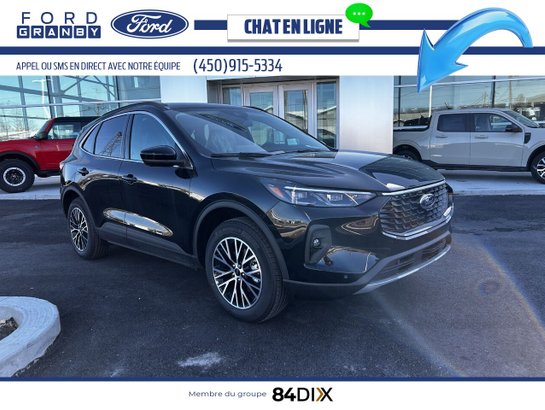 Ford Escape VHR TA 2025 Noir agate métallisé
