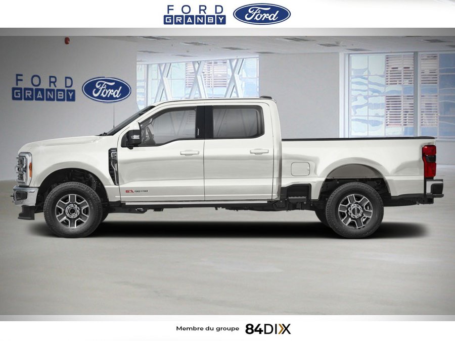 Ford SUPER DUTY F-250 SRW LARIAT cabine 6 places 4RM caisse de 8 pi 2027 Blanc