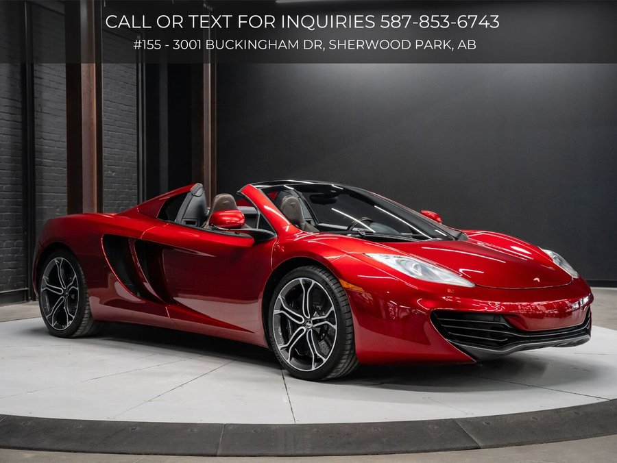 2014 McLaren MP4-12C Spider | Hardtop Convertible | 3.8L Twin Turbo V8 | Launch Control Red