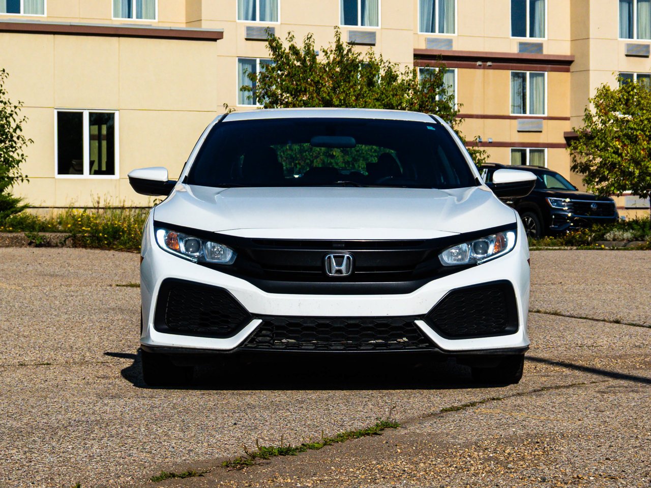 2018 Honda Civic Hatchback LX CVT White Sherwood Park - photo #2