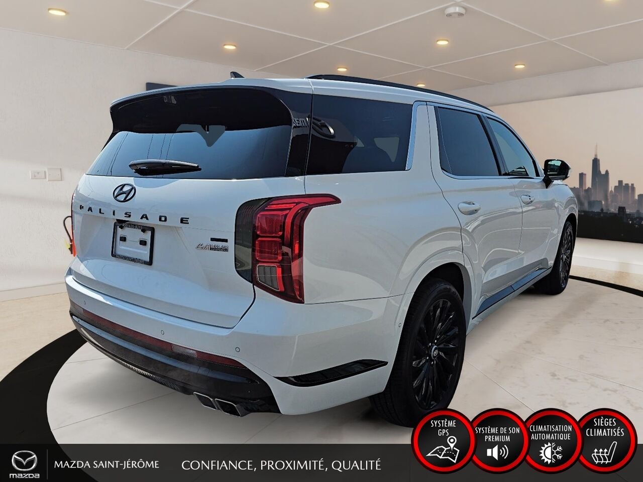 Hyundai Palisade ULTIMATE CALLIGRAPHY NUIT | 7 PLACES | TOIT PANO | AWD | 2025 Blanc Saint-Jérôme - photo #5