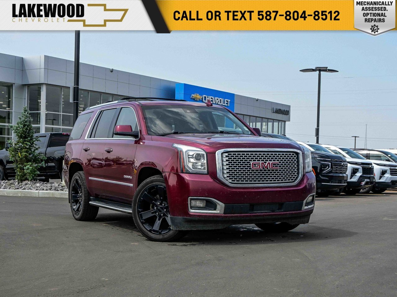 2017 GMC Yukon 4WD 4dr Denali Red Sherwood Park - photo #0