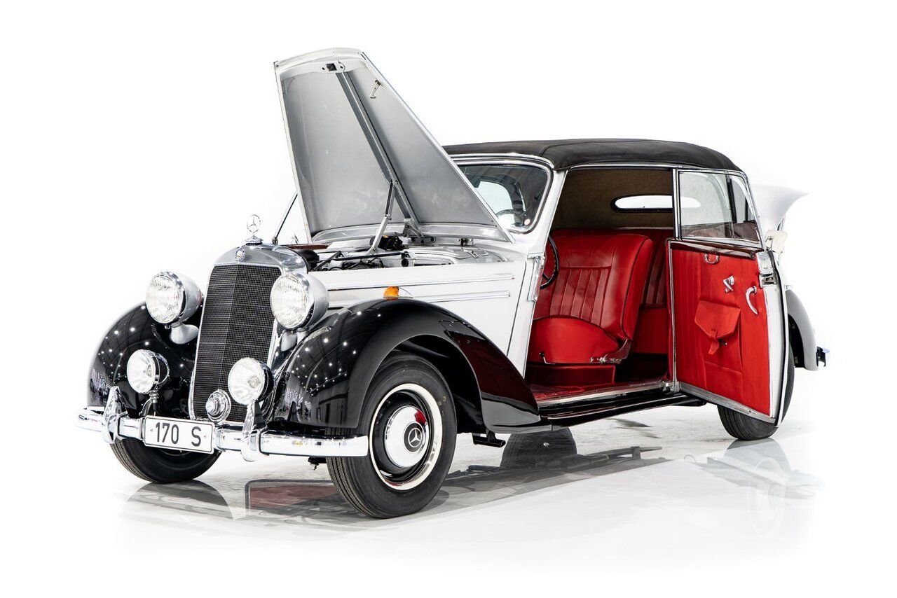 Mercedes-Benz 170S Cabriolet B Wonderfully Presented Old Restoration 1950 Gris Montréal - photo #29