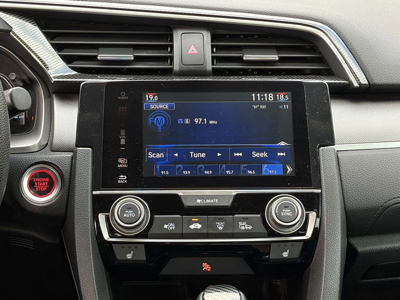 Honda Civic EX 2016 Gris Gatineau - photo #15
