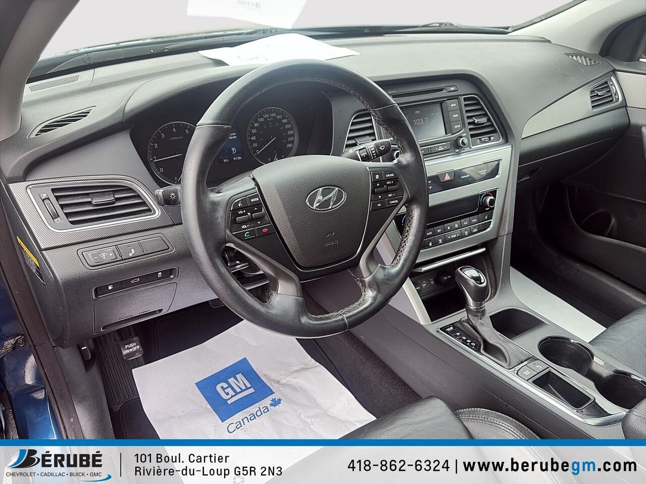 Hyundai SONATA Sport 2015 Bleu Rivière-du-Loup - photo #8