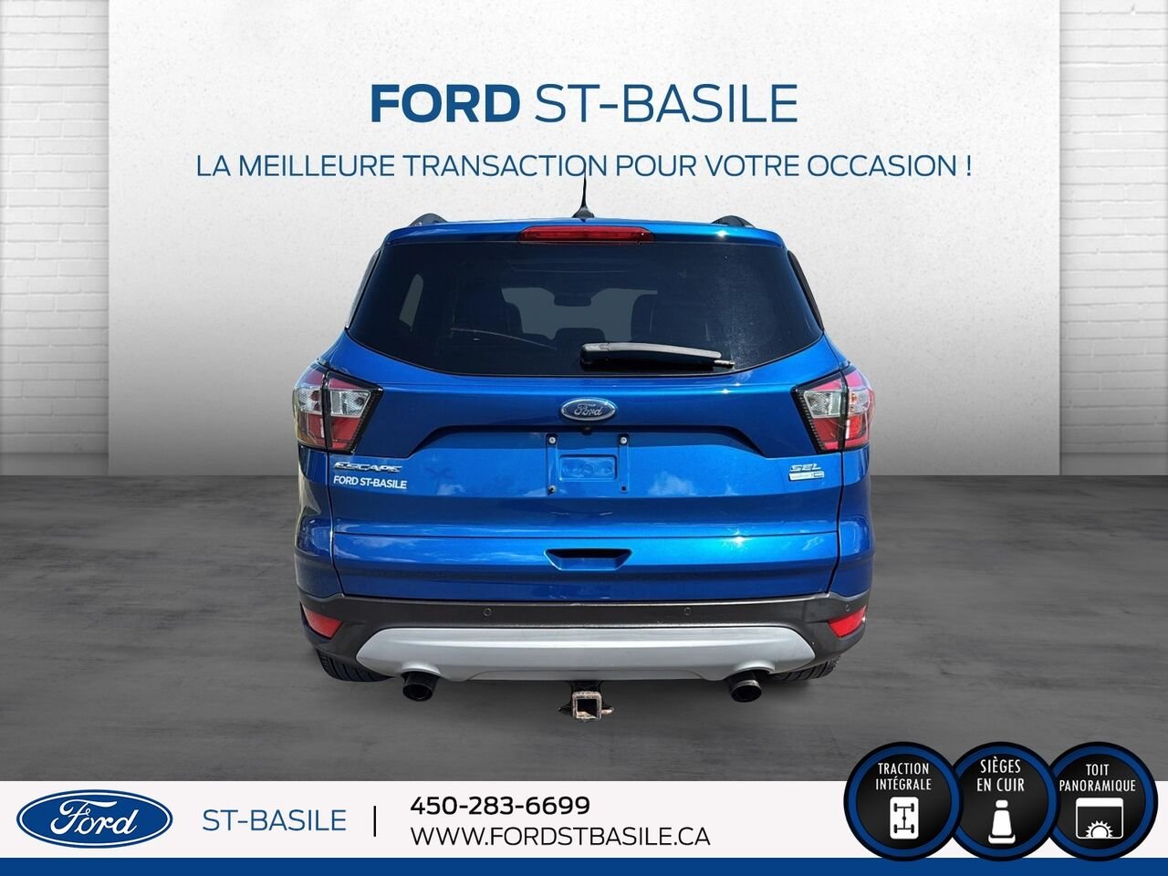 Ford Escape 2018 Bleu Saint-Basile-le-Grand - photo #6