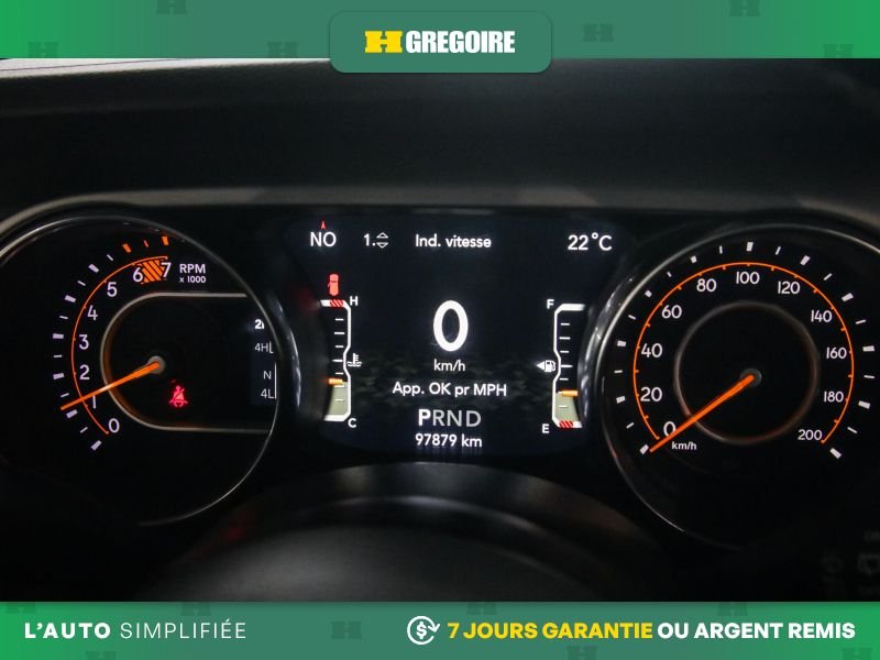 Jeep Wrangler SH0444 | Unlimited Sport 80th Anniversary 4WD AUTO A/C MAGS 2021 Gris Laval - photo #10