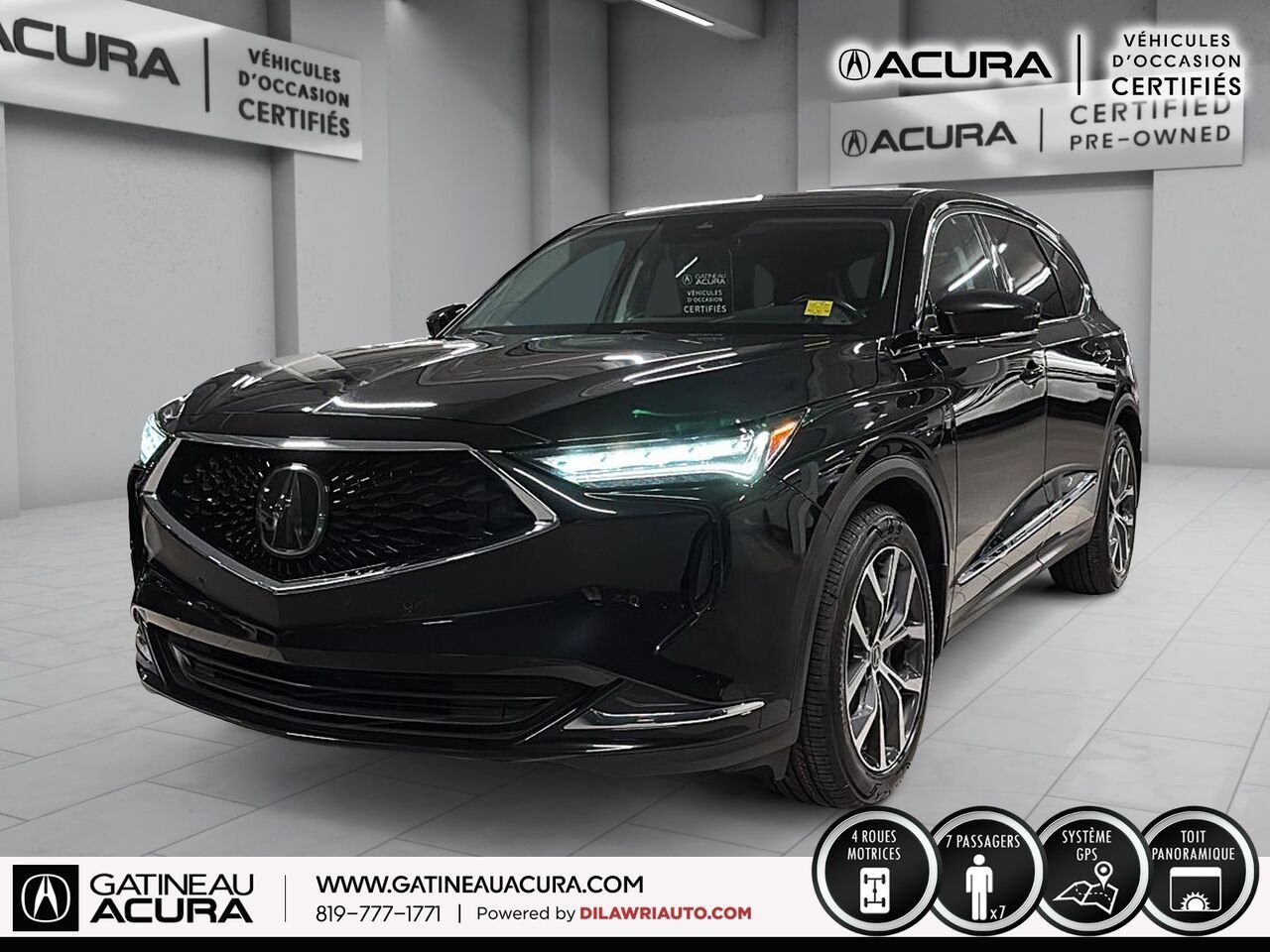 2024 Acura MDX Tech SH-AWD Black Gatineau - photo #0