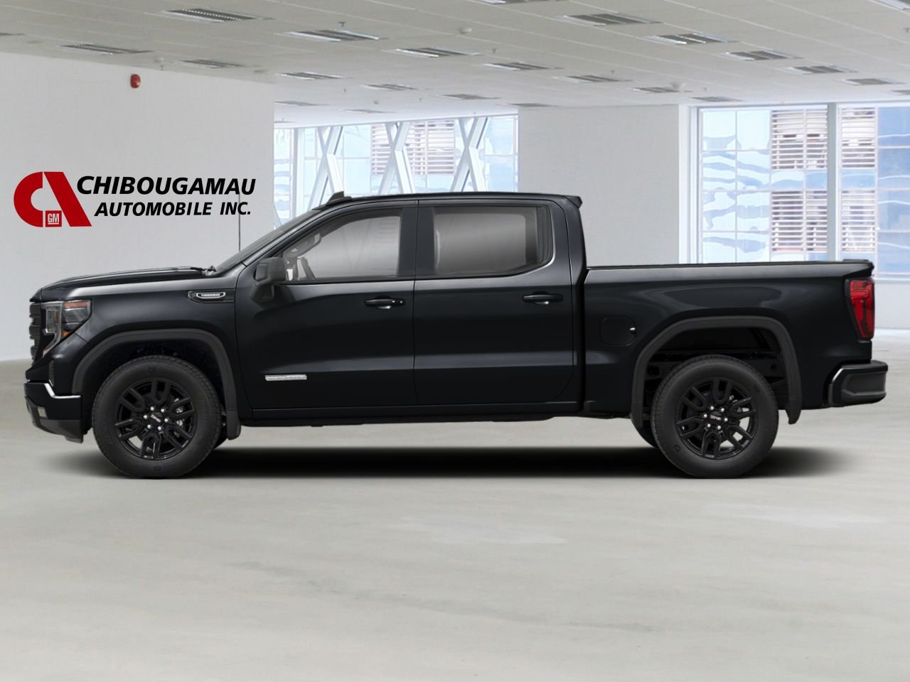 GMC Sierra 1500 K1500 SIERRA CREW CAB ELEVATION S/BOX (3SB) 2026 Noir onyx Chibougamau - photo #2