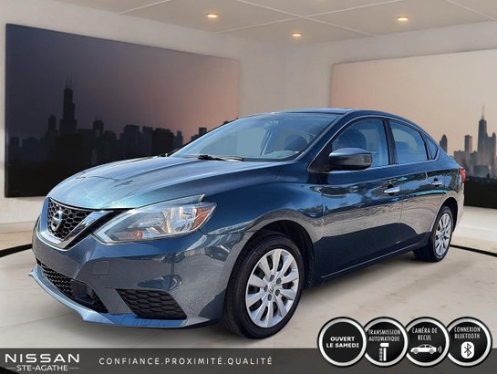 Nissan Sentra S CVT 2018 Bleu