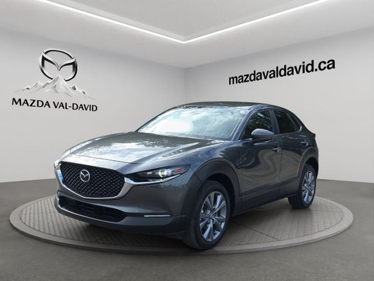 2025 Mazda CX-30 GS, Traction intégrale i-Activ AWD, moteur Skyactiv-G 2.5 L, Apple CarPlay et Android, caméra de Grey