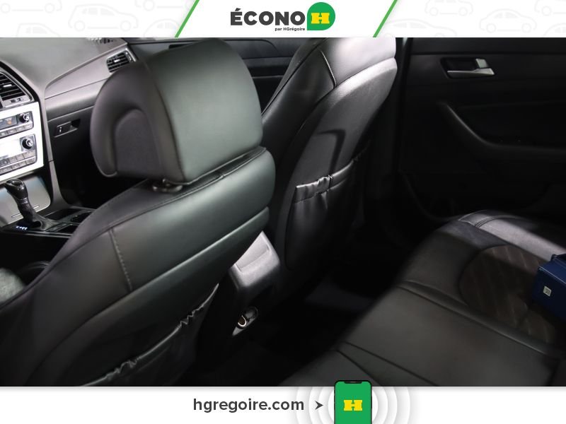Hyundai Sonata 822298 | 2.4L SPORT TECH AUTO A/C GR ELECT MAGS 2016 Blanc Laval - photo #19