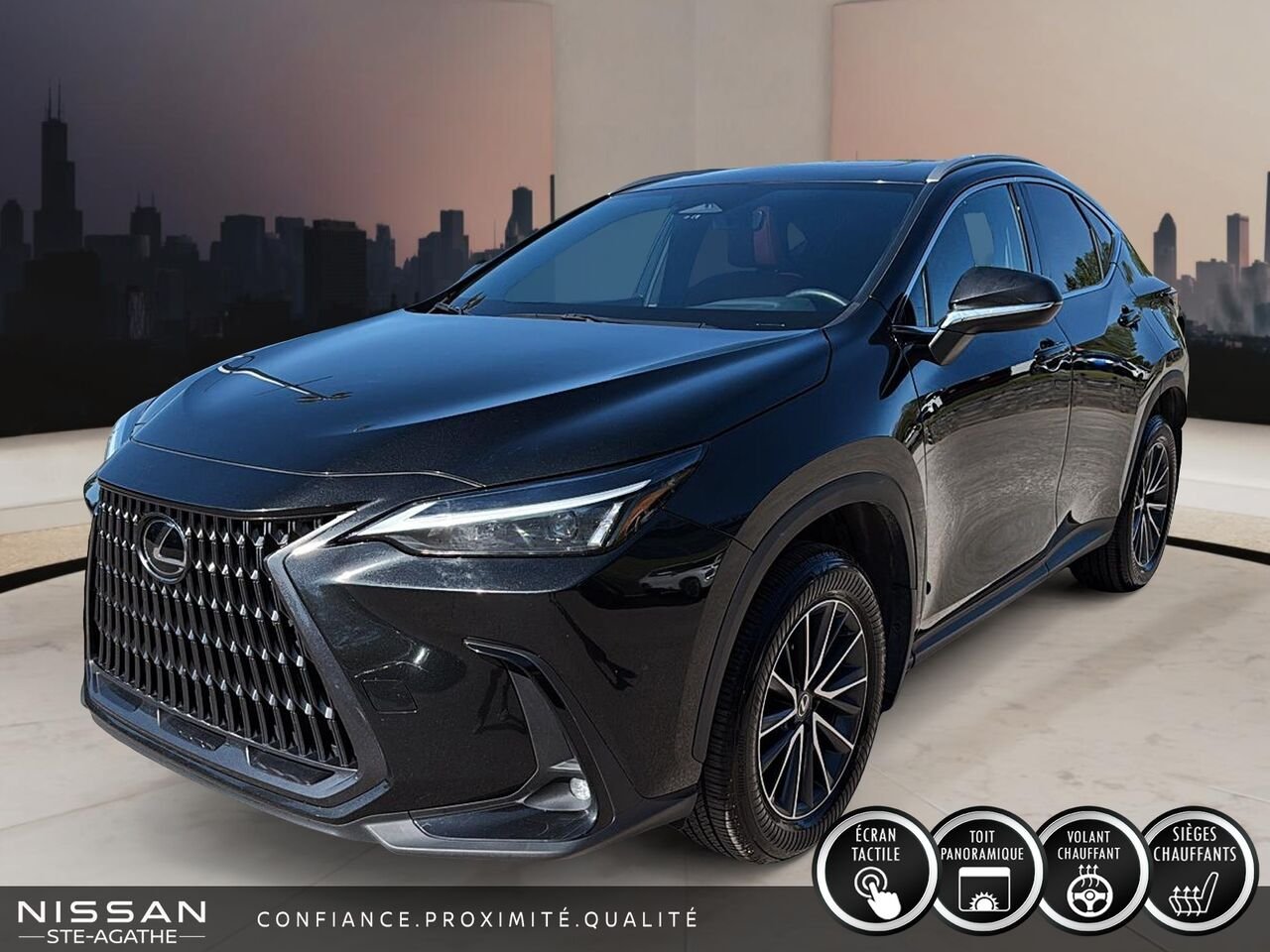 Lexus NX 350 | INTÉRIEUR ROUGE NULUXE | TOIT OUVRANT | AWD 2025 Noir Saint-Jérôme - photo #0