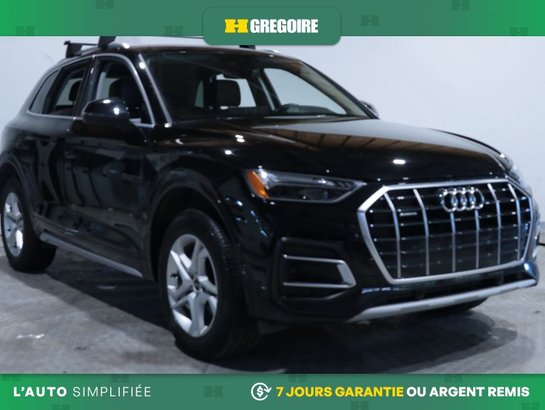 2023 Audi Q5 Komfort AWD AUTO AC CUIR MAGS CAM RECULE BLUETOOTH Black