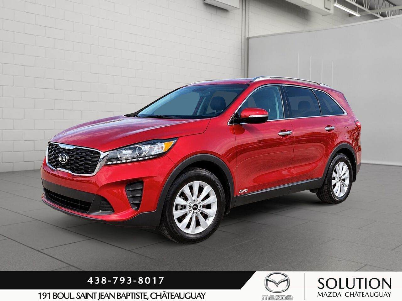 Red 2019 Kia Sorento SUV / Crossover All-Wheel Drive Automatic