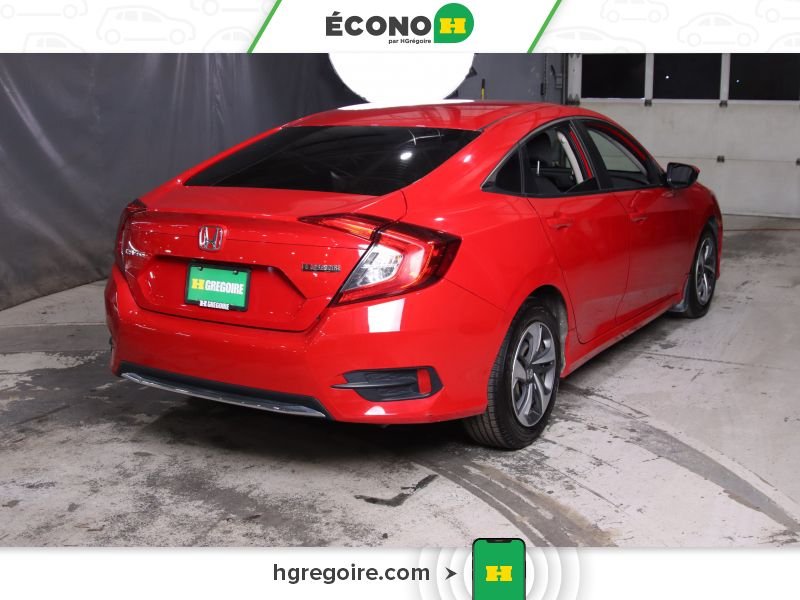 Honda Civic 822702 | LX AUTO GR ÉLEC A/C BLUETOOTH CAMÉRA 2020 Rouge Laval - photo #6