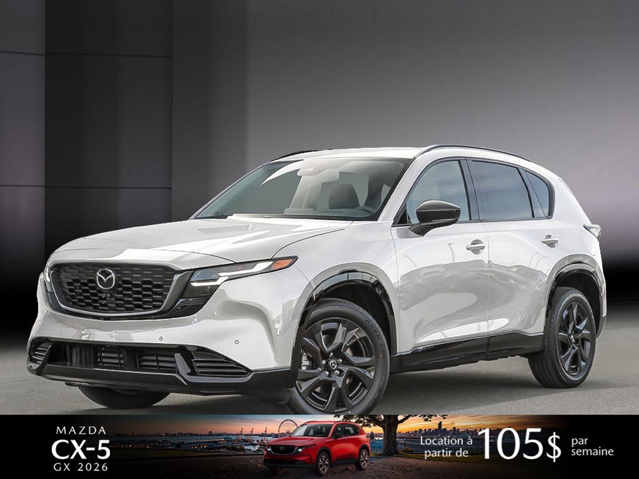 Mazda CX-5 JM3KMCHA4T0197830 2026 Blanc rhodium métallisé Mirabel - photo #0