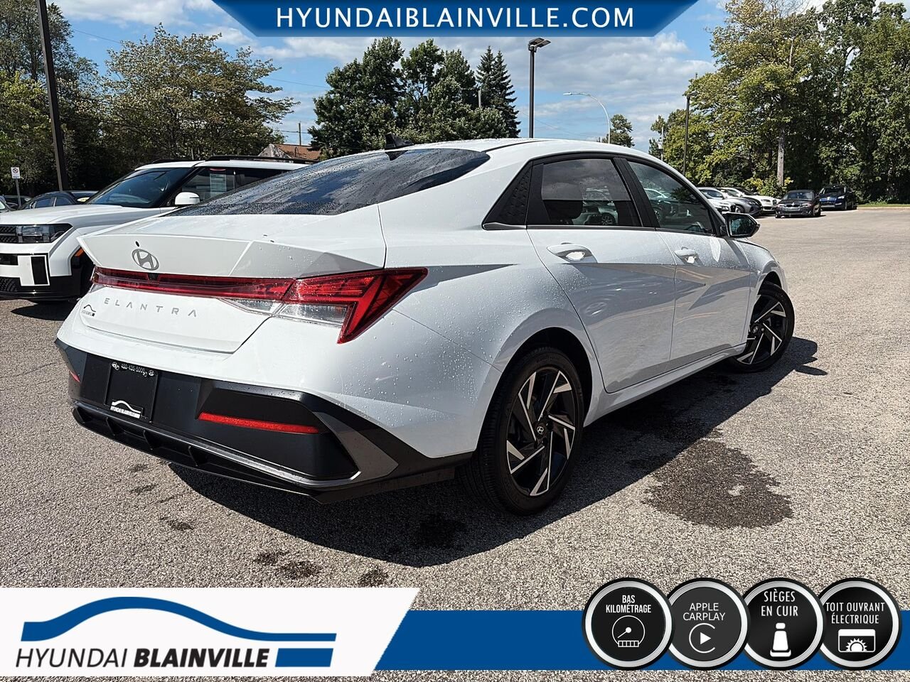 Hyundai Elantra 2024 Blanc Blainville - photo #3