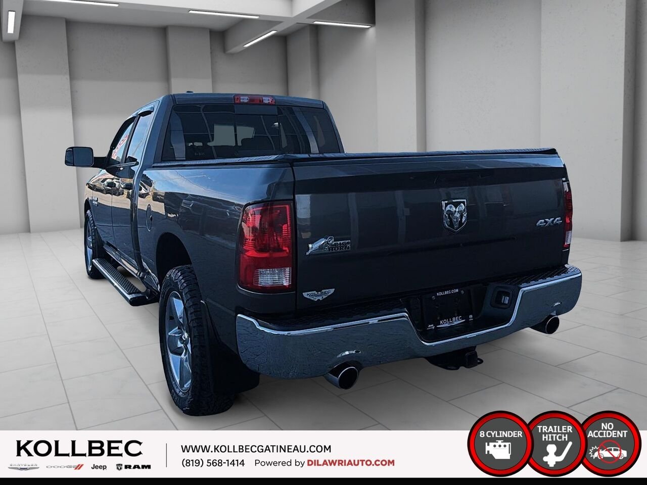 2016 RAM 1500 Big Horn Quad Cab 4x4 Grey Ottawa & Gatineau - photo #18