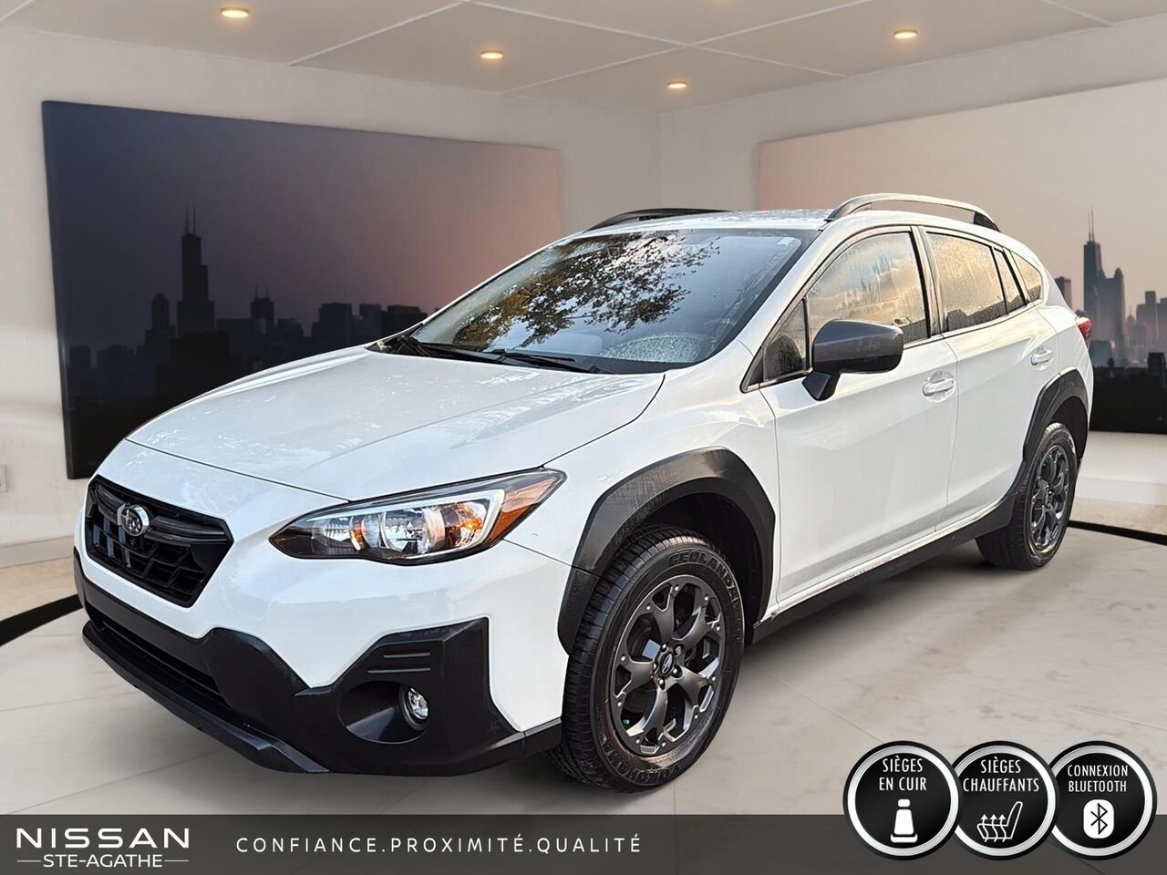 Subaru Crosstrek AWD|JAMAIS ACCIDENTÉ|CUIR 2022 Blanc Saint-Jérôme - photo #0