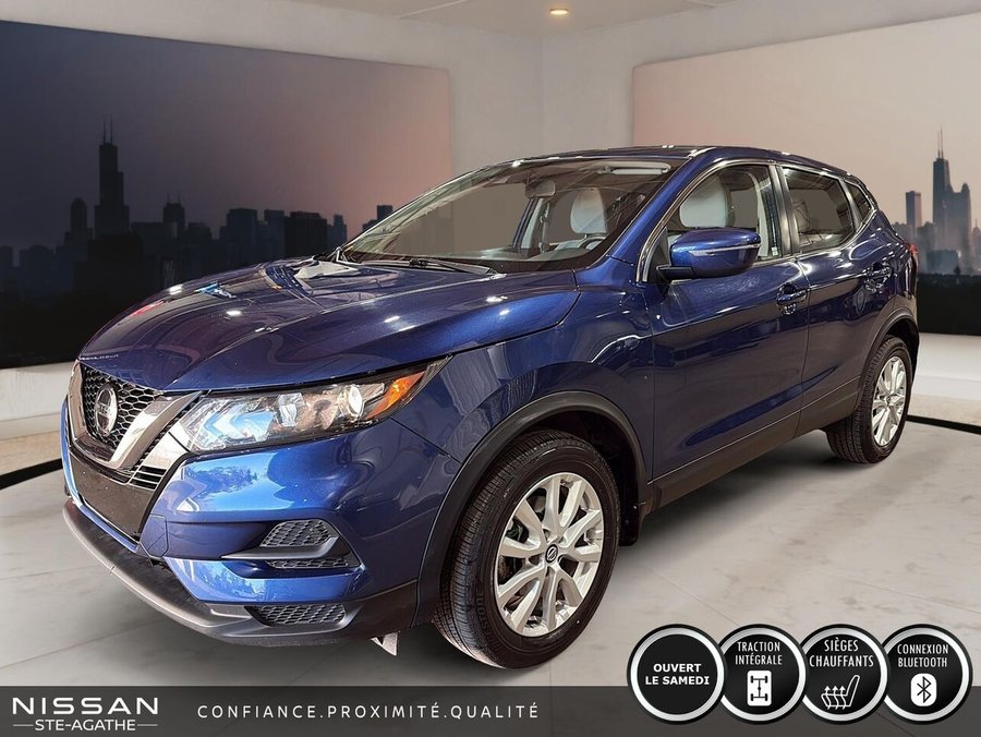 Nissan Qashqai S TI | JAMAIS ACCIDENTÉ | SIÈGES CHAUFFANTS | ANGLES MORTS | CAMÉRA DE RECUL 2023 Bleu