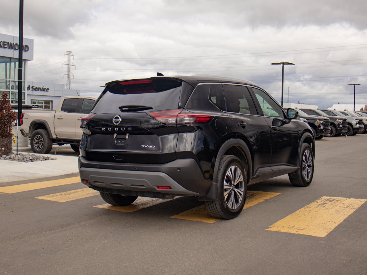 2021 Nissan Rogue AWD SV Black Sherwood Park - photo #9