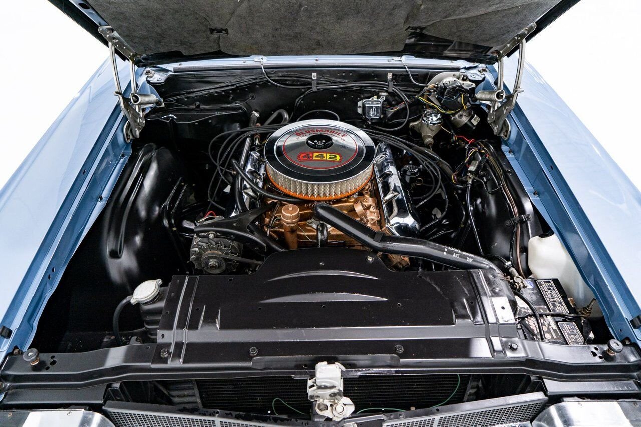 Oldsmobile 442 PRIX EN USD | Matching# 400cu.in. 4-Speed 1966 Bleu Montréal - photo #21