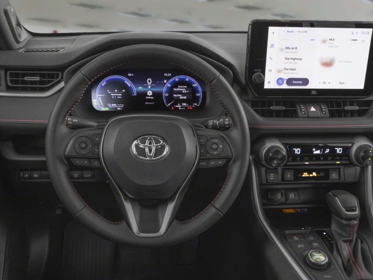 Toyota RAV4 hybride rechargeable 2025 Frisson glacé nacré avec toit noir Mont-Laurier - photo #9