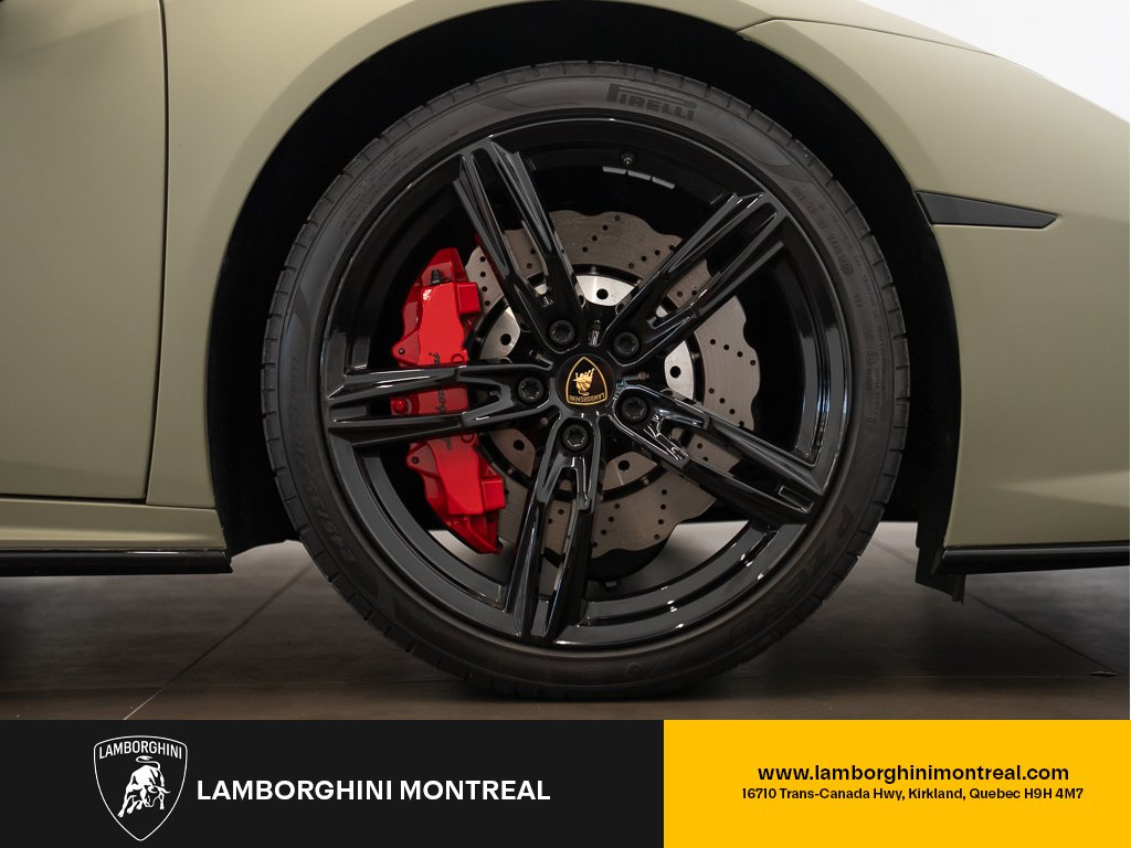 Lamborghini Huracan Evo RWD Spyder | Selezione 1 Year CPO | Wrapped (Original Paint Red) 2021 Vert Kirkland - photo #7