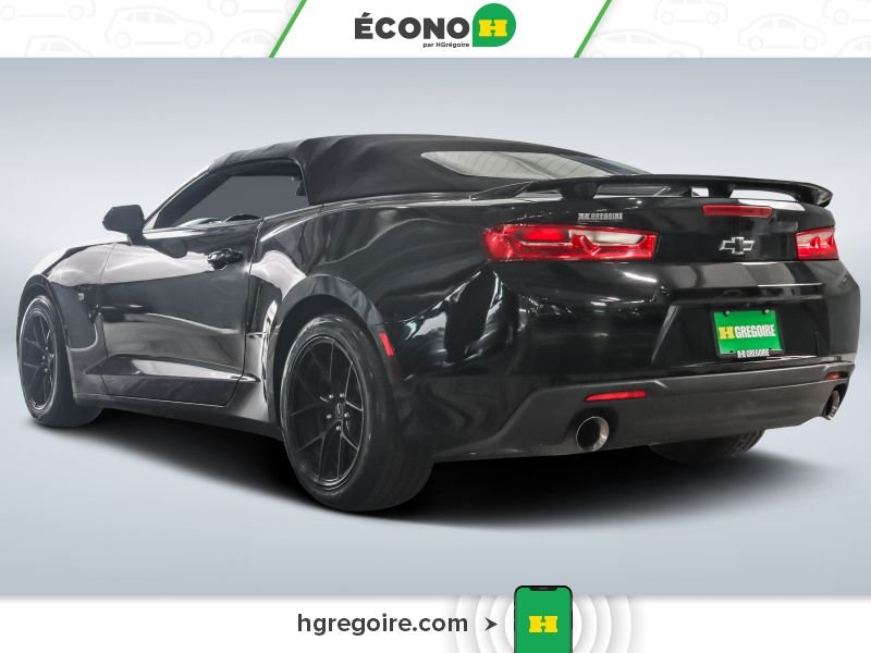 Chevrolet Camaro 821083 | 1LT CONVERTIBLE BLUETOOTH CAMÉRA MAGS 2017 Noir Laval - photo #4