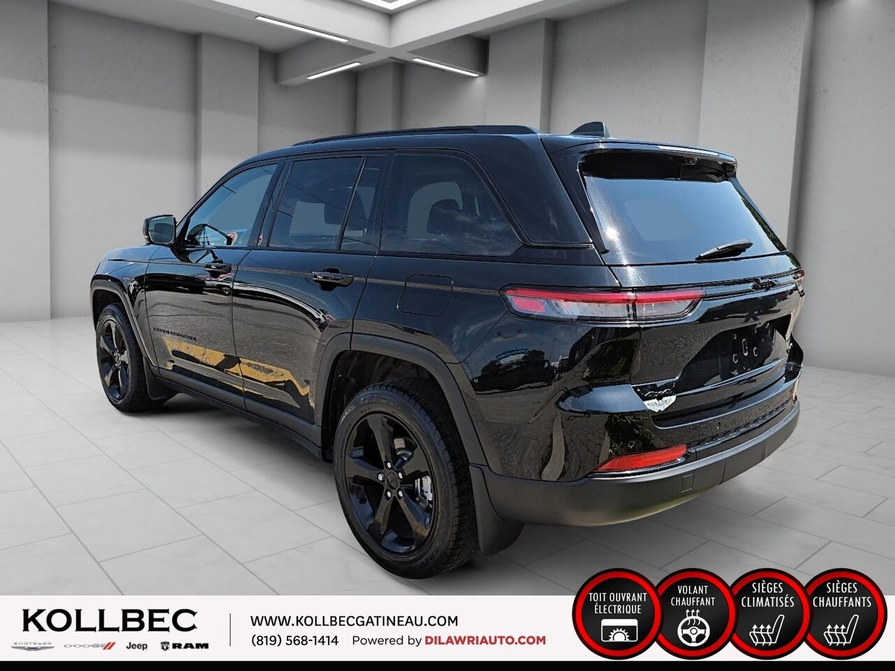 2023 JEEP GRAND CHEROKEE 26561 | Limited 4x4 Black Gatineau - photo #16