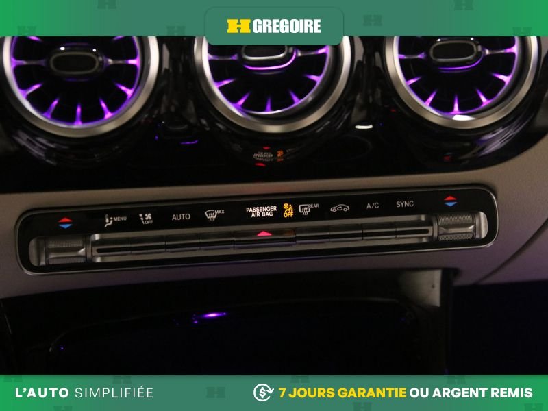 Mercedes Benz A-Class 822311 | A 250 AWD AUTO AC CUIR TOIT NAV MAGS CAM RECUL BLE 2022 Noir Laval - photo #23