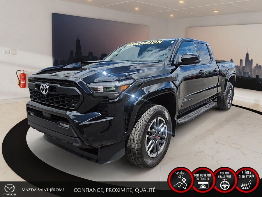 2025 Toyota Tacoma TRD SPORT PREMIUM | CUIR | TOIT OUVRANT | Black