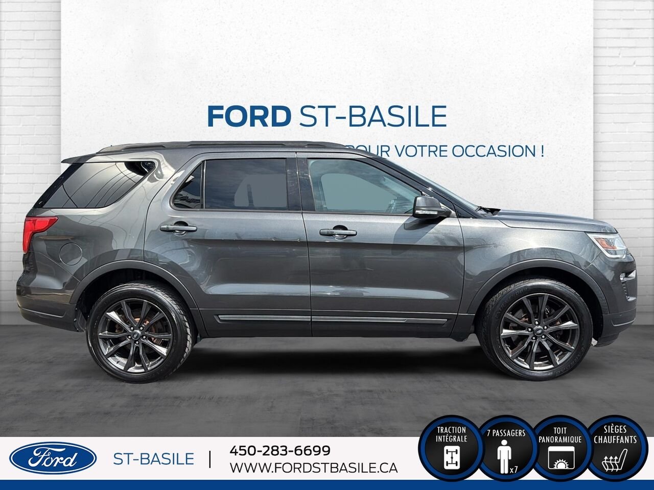 Ford EXPLORER 2019 gray Saint-Basile-le-Grand - photo #9