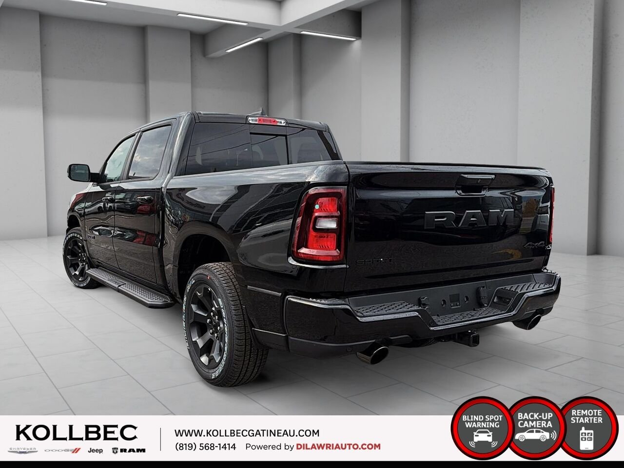 RAM 1500 Sport cabine d'équipe 4x4 caisse de 5 pi 7 po 2026 Couche nacrée cristal noir étincelant Ottawa & Gatineau - photo #8