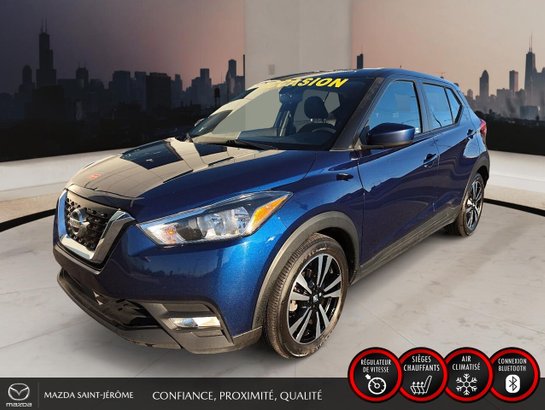2020 Nissan Kicks SV | JAMAIS ACCIDENTÉ | SIÈGES CHAUFFANTS | APPLE CARPLAY | DÉMARREUR À DISTANCE Blue