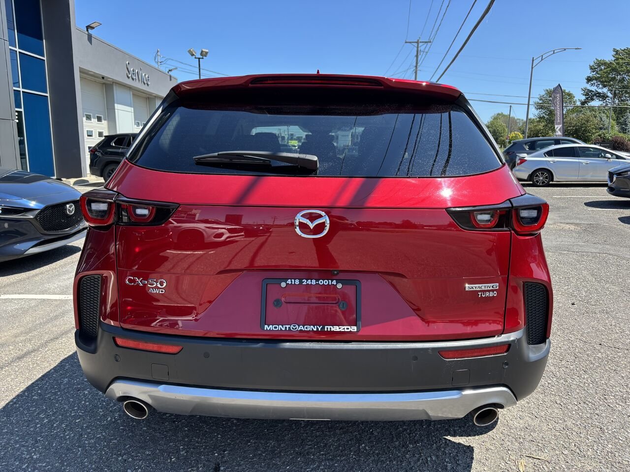 Mazda CX-50 GT TI avec moteur turbo 2024 Rouge Montmagny - photo #4