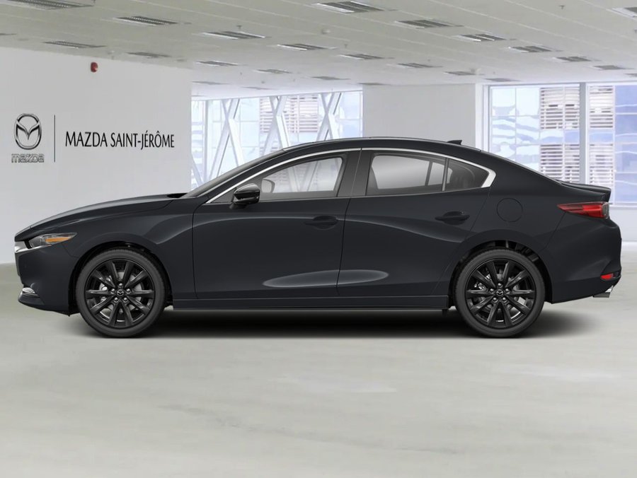 MAZDA Mazda3 GT TURBO TI | TOIT OUVRANT | CUIR | TÊTE HAUTE | CAMÉRA 360° | CARPLAY 2026 Noir de jais mica