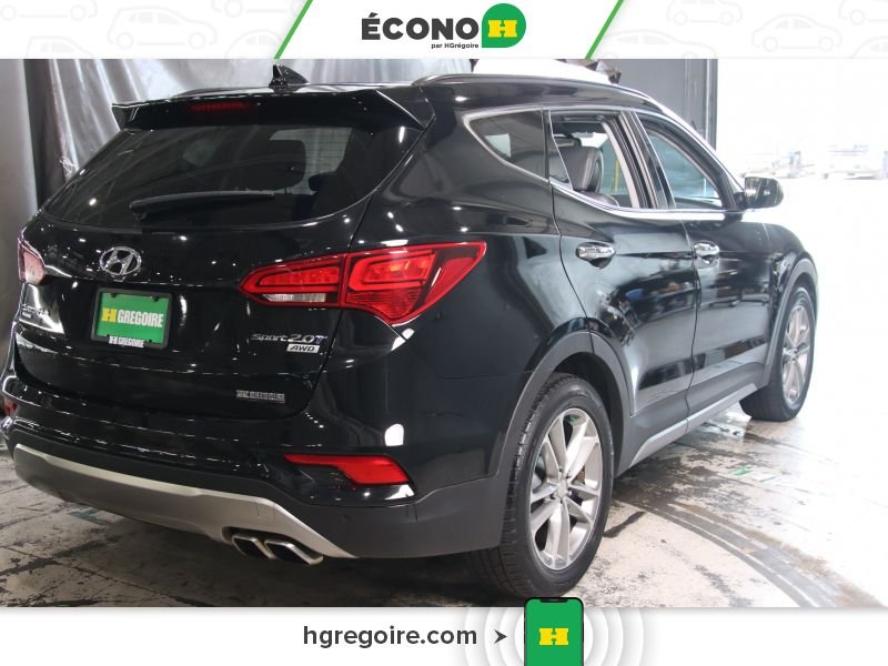 Hyundai Santa Fe 821072 | Limited AWD CUIR TOIT BLUETOOTH CAMÉRA MAGS 2017 Noir Laval - photo #5