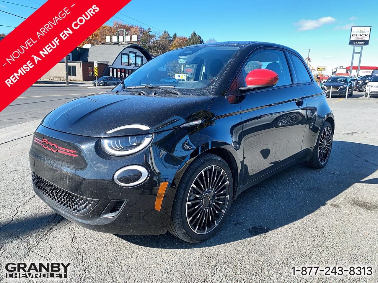 FIAT 500e Édition (RED) TA | 27-0291A 2024 Noir Granby - photo #0