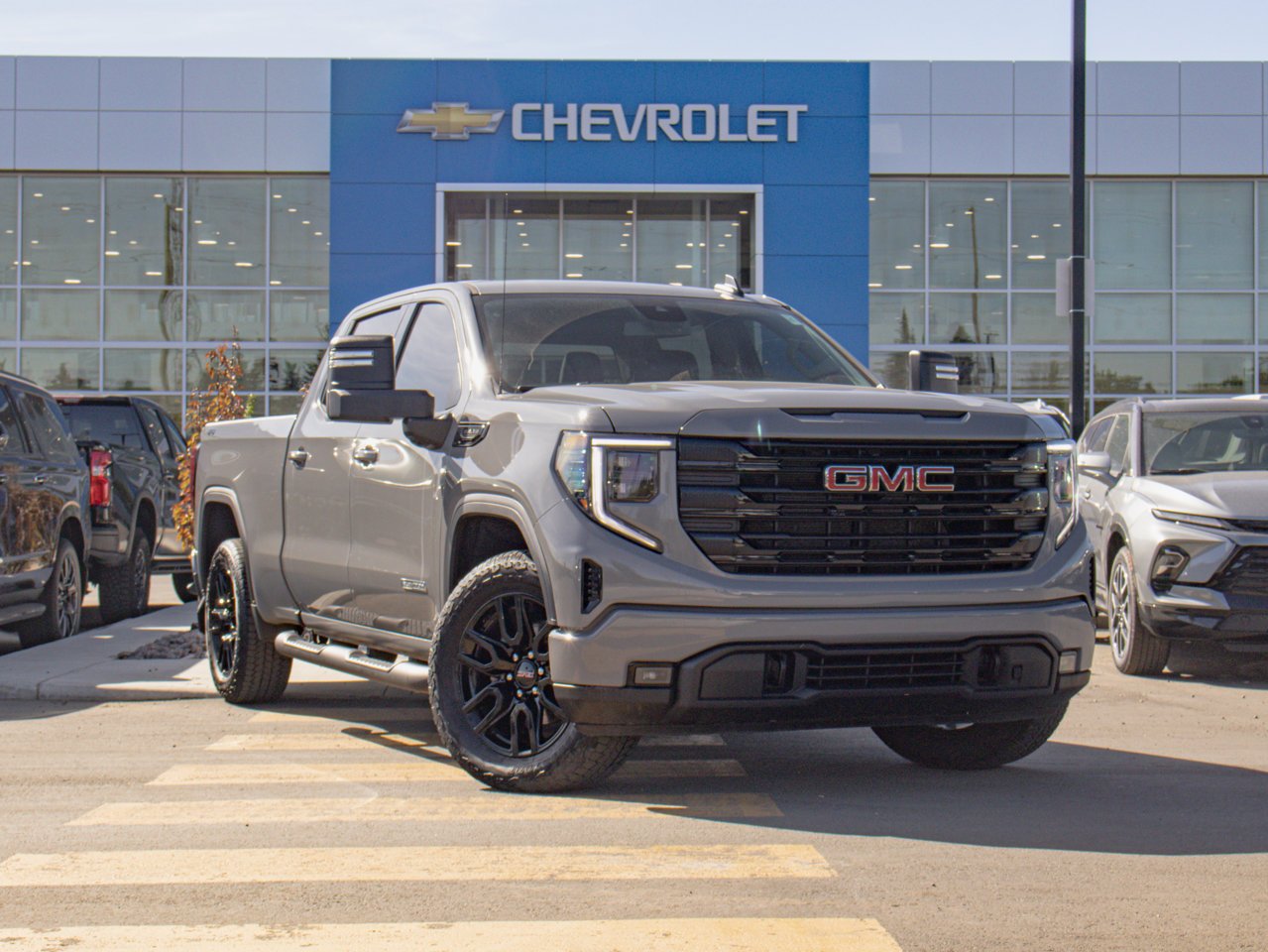 2024 GMC Sierra 1500 4WD Crew Cab 147 Elevation Grey Sherwood Park - photo #1
