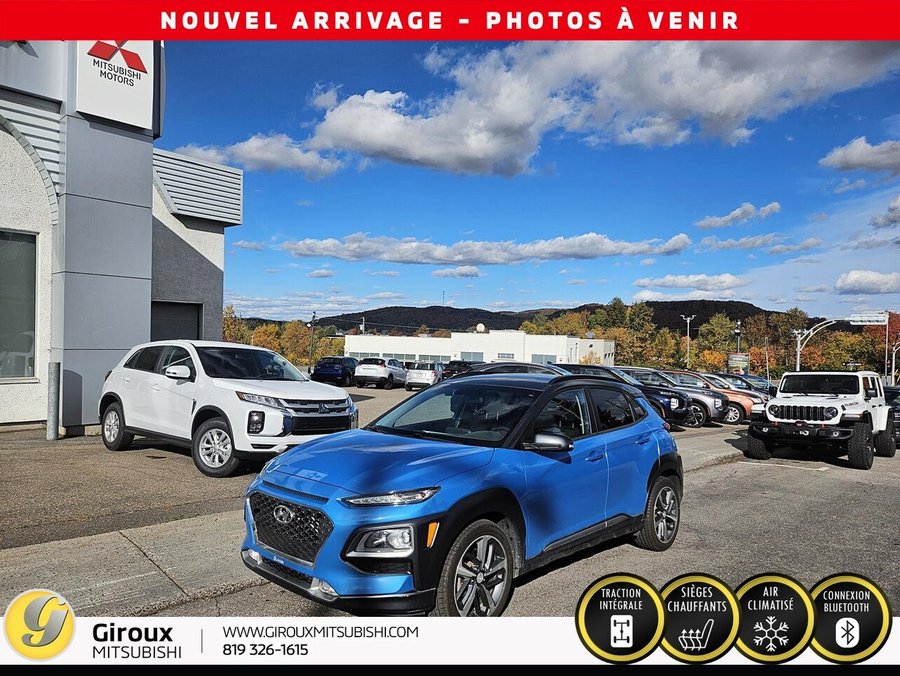 HYUNDAI KONA 1.6T Trend TI avec toit bicolore 2021 Bleu
